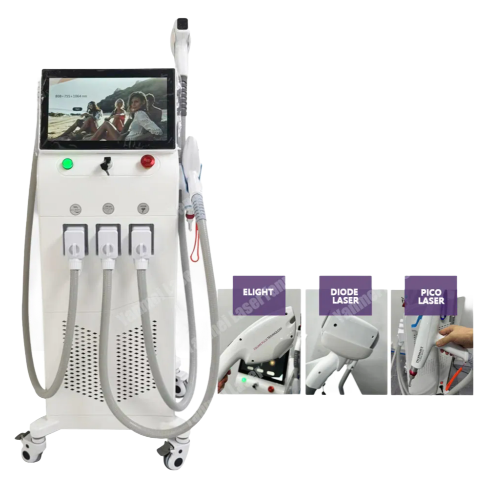 CE Certified Multi-Wavelength Laser Hair Removal System with -32°C Cooling Technology