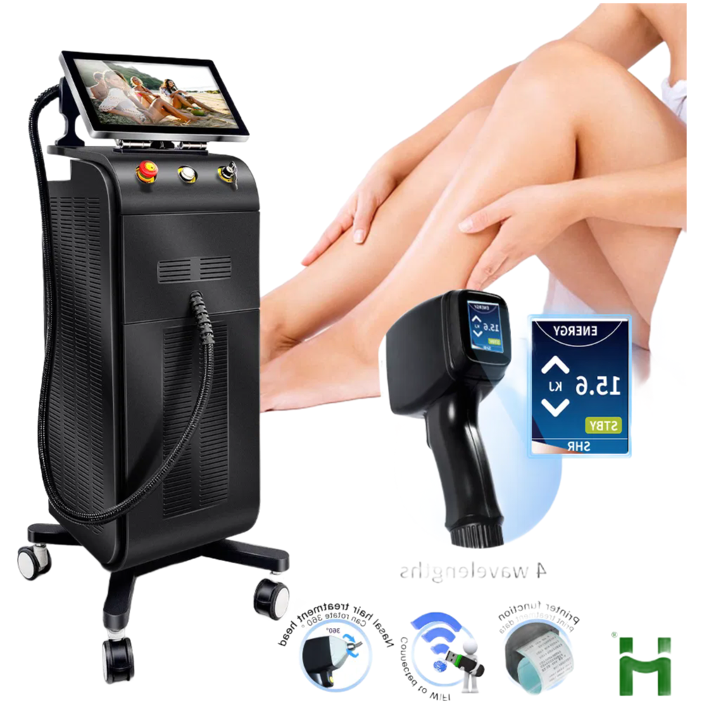 Professional 808nm Diode Laser Hair Removal System with Multi-Spot Size and TEC Cooling Technology
