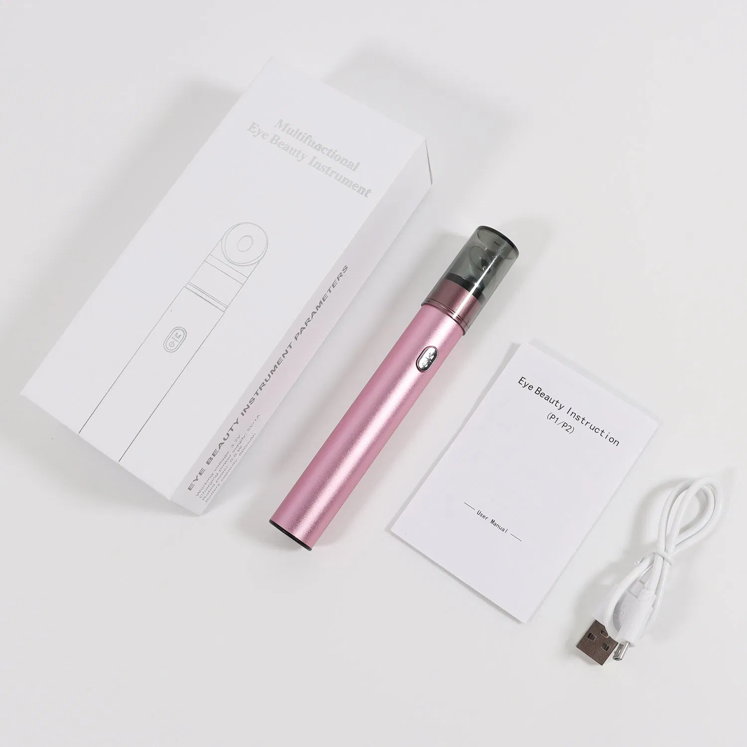 OEM/ODM Customizable Hot Cold Facial Massager Pen for Dark Circles and Pore Shrinking