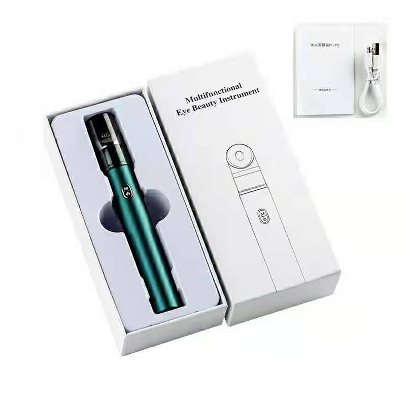 OEM/ODM Customizable Hot Cold Facial Massager Pen for Dark Circles and Pore Shrinking