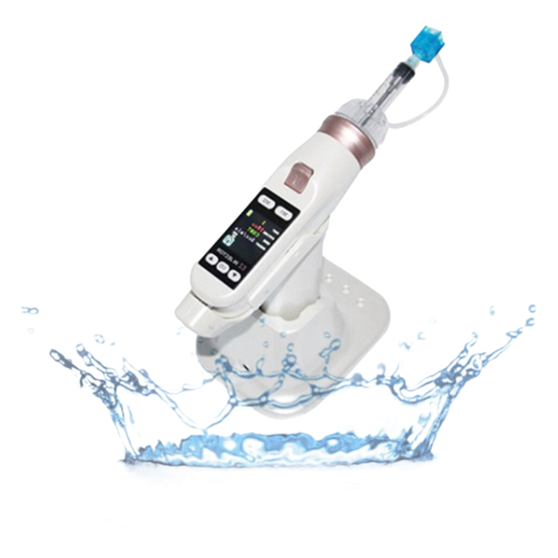 Portable Meso Gun with Continuous and Dose Modes for Skin Whitening and Hydration