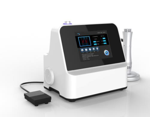 Portable Shock Wave Therapy Device SW8 for Pain Relief - 1-16Hz Frequency Deep Tissue Treatment