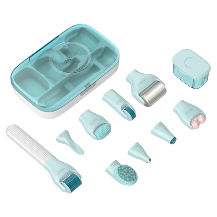 Wholesale G10 Beauty Roller Equipment with Silicone Face Brush and Gift Box Packaging