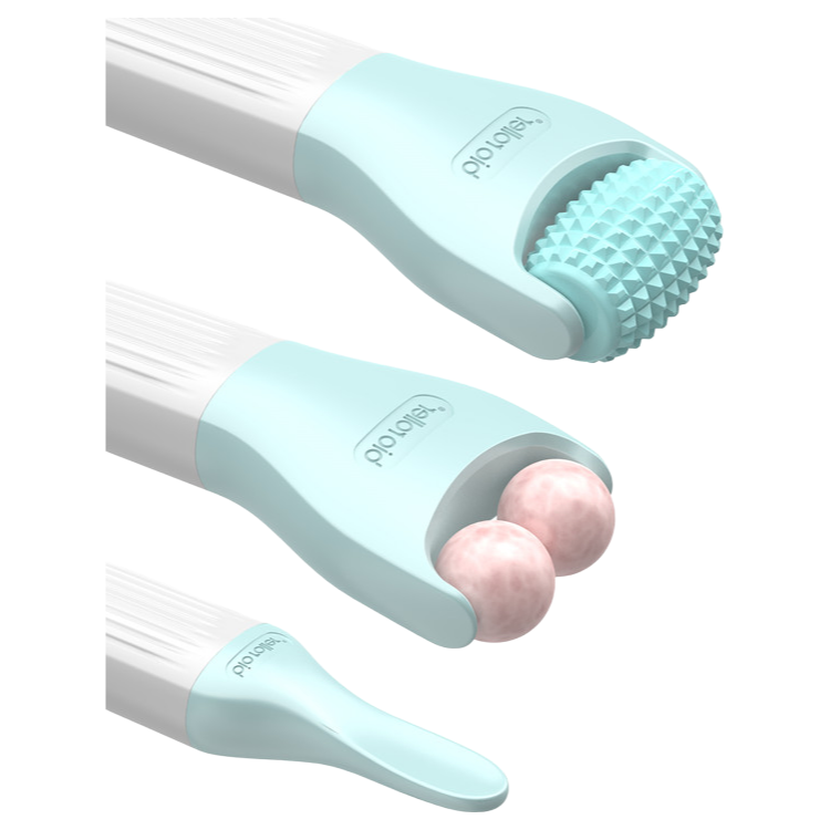 Wholesale G10 Beauty Roller Equipment with Silicone Face Brush and Gift Box Packaging