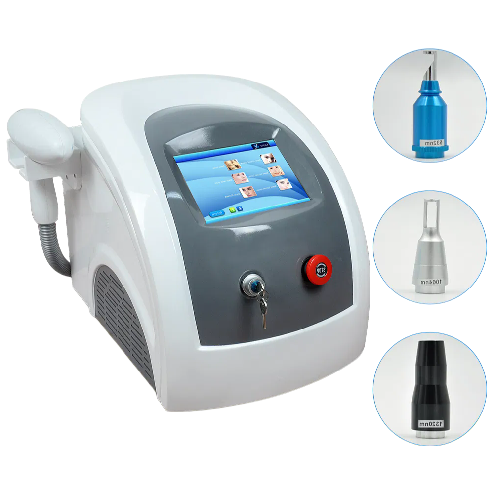 Portable CE Certified Tattoo Removal Machine with Water and Air Cooling System