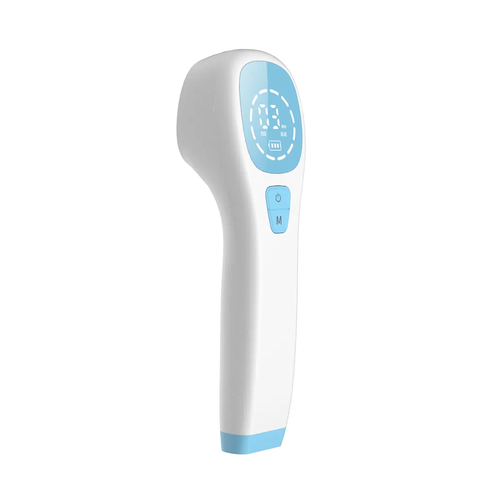 Portable Red Blue NIR Light Therapy Device for Wrinkles and Skin Whitening