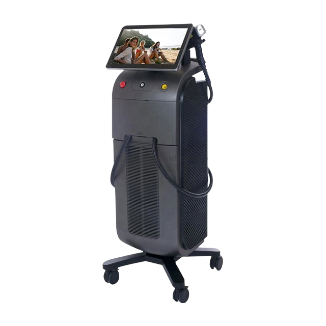Triple Wavelength 755nm 808nm 1064nm Diode Laser Hair Removal Machine with Double Handle Design