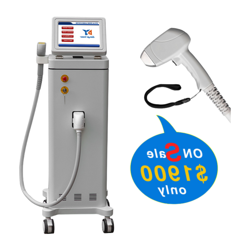 Factory Supply 808 Diode Laser Hair Removal Machine DY - DL201 for All 6 Skin Types, Permanent Hair Removal on Face/Arms/Armpits