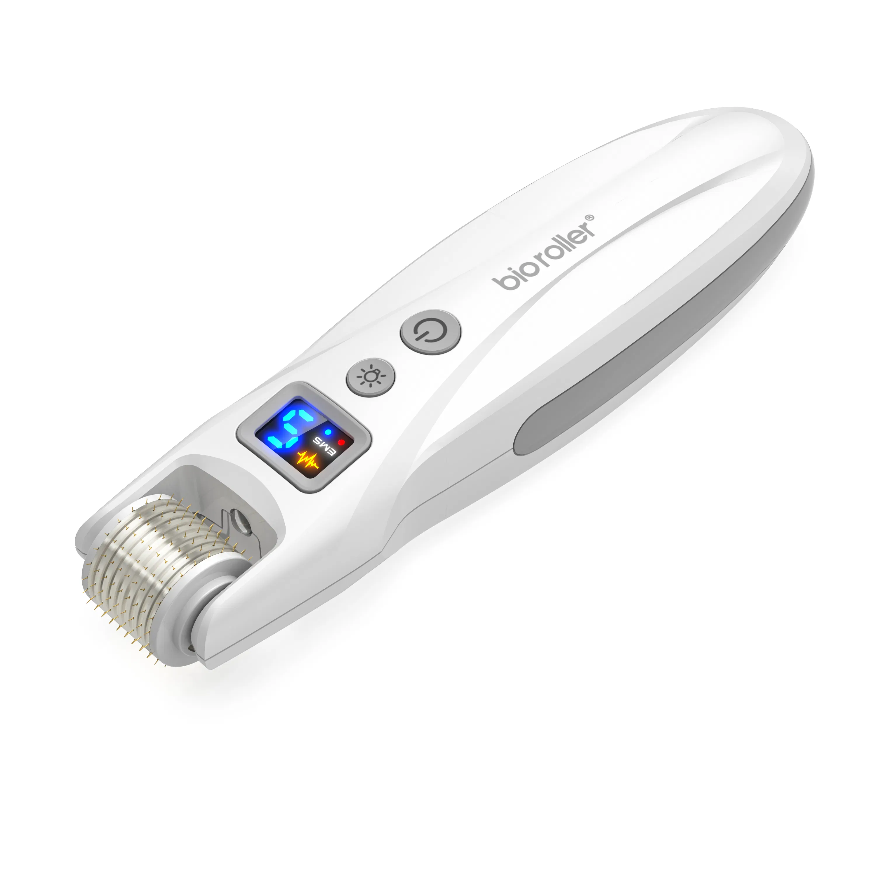 Customizable Bio Roller G5 Electric Derma Roller, LED & EMS, 540 Pins, Factory Supply for Salon & Home Anti - Aging Skincare