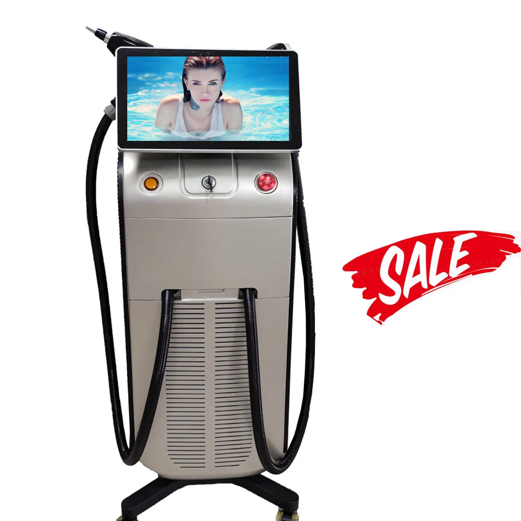 Factory Supply Ice Titanium KH-2 Diode Laser Hair Removal Machine (Triple Wavelength 755/808/1064nm, Double Handle) - OEM ODM Wholesale Customize for Salon Home