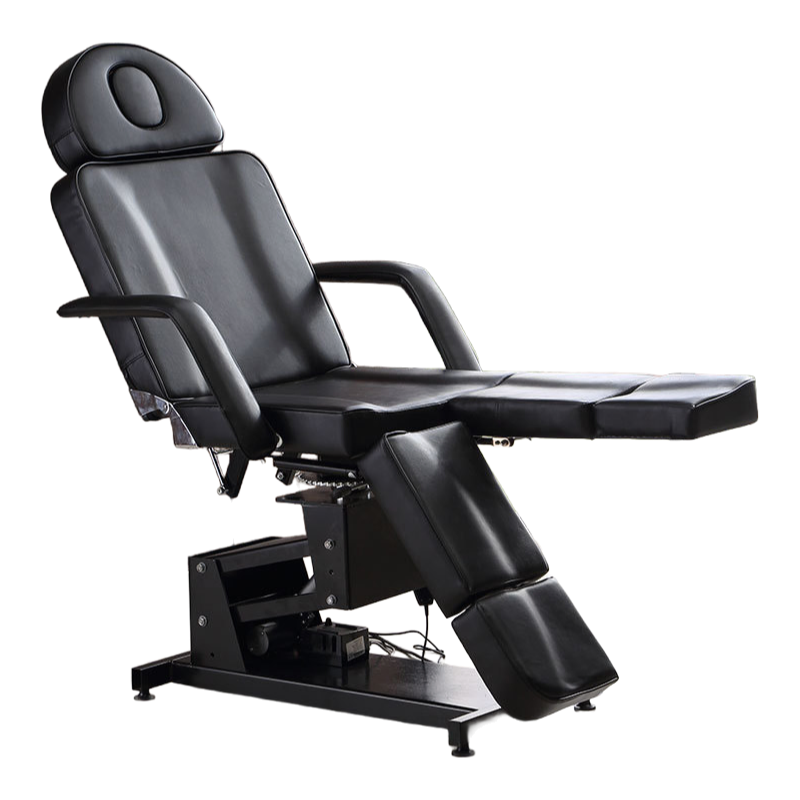 Factory Made PU Leather Electric Dental Chair Bed with Oxidation Resistant Aluminum Fixed Armrests for Hospital Beauty Salon