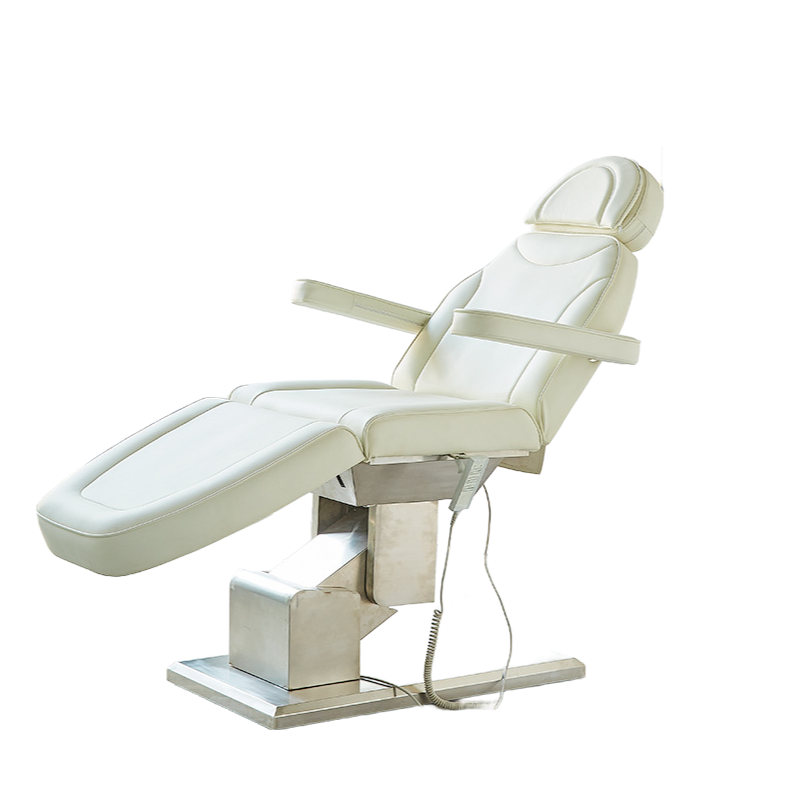 Factory Made PU Leather Electric Dental Chair Bed with Oxidation Resistant Aluminum Fixed Armrests for Hospital Beauty Salon
