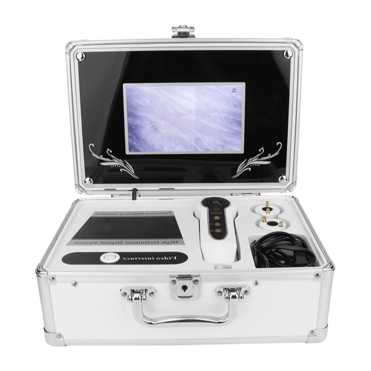 Factory Supply Portable Skin and Hair Analyzer Machine T03 with 50/200X Lens & 7 Inch Screen for Salon Use