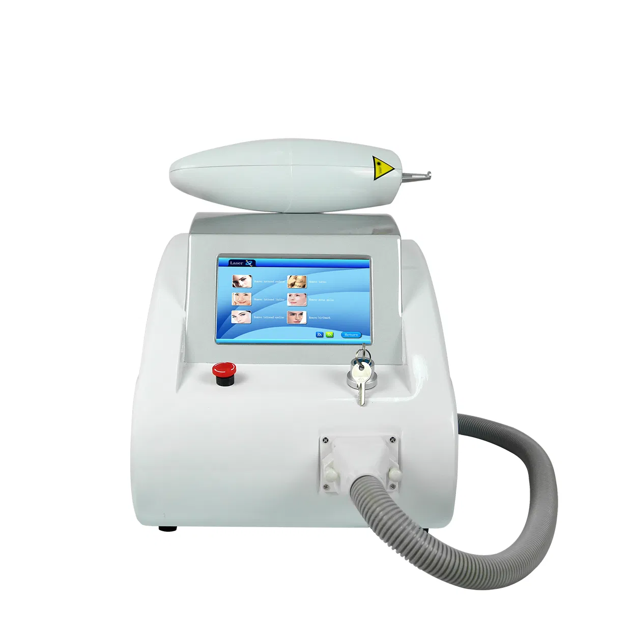 CE Certified Portable Laser Tattoo Removal Device with 1-10Hz Frequency and 0-10ns Pulse Width