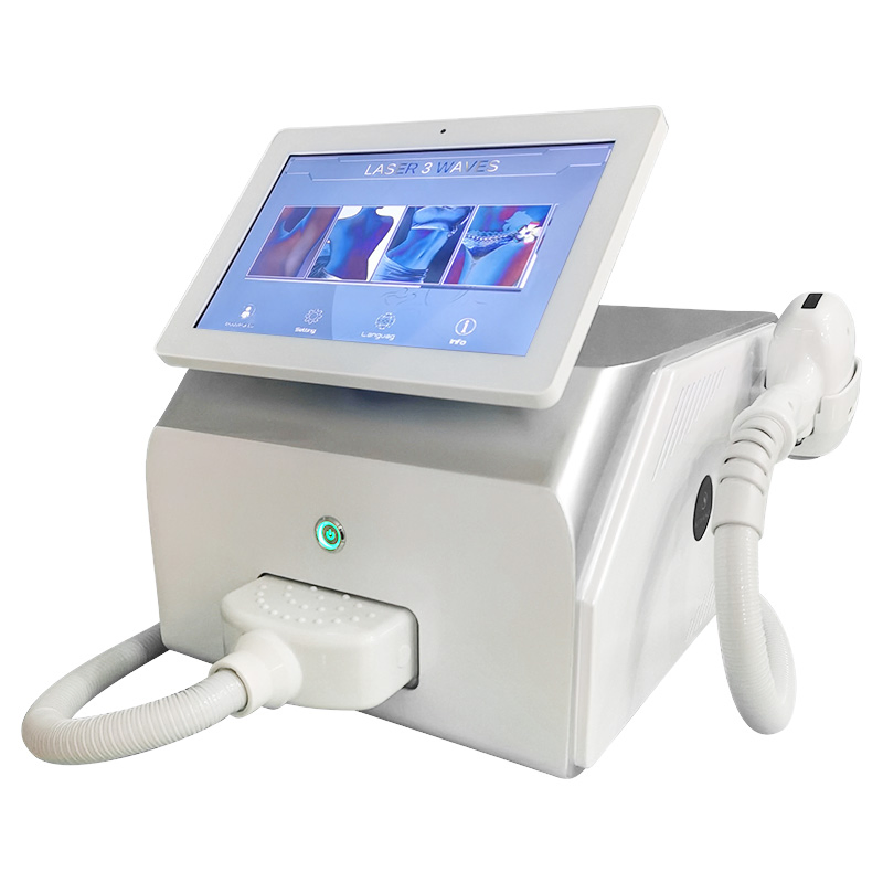 Professional Triple Wavelength 755nm 808nm 1064nm Diode Laser Hair Removal Machine for Salon and Home Use