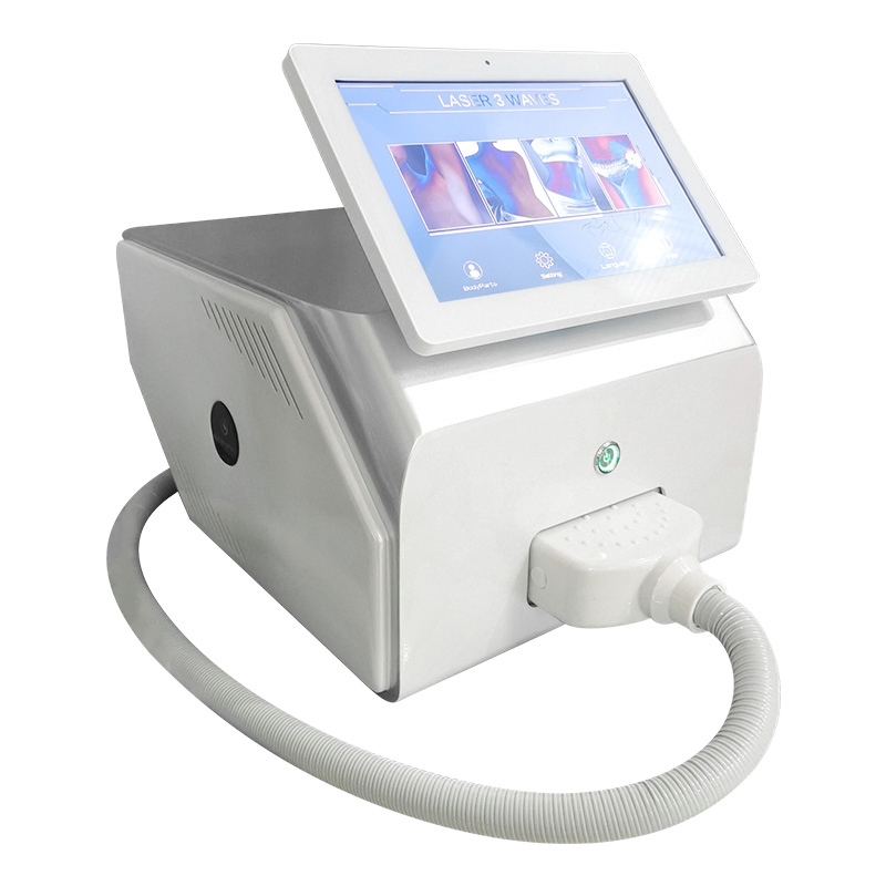 Professional Triple Wavelength 755nm 808nm 1064nm Diode Laser Hair Removal Machine for Salon and Home Use