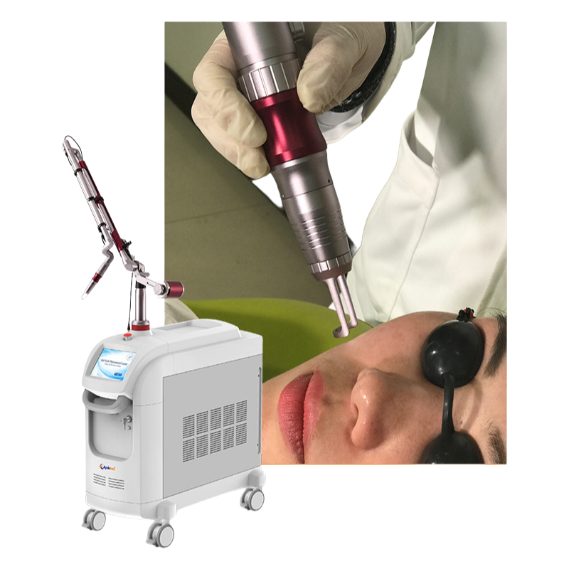 Professional Q-Switch ND YAG Laser Tattoo Removal Machine for Pigment Whitening and Skin Rejuvenation