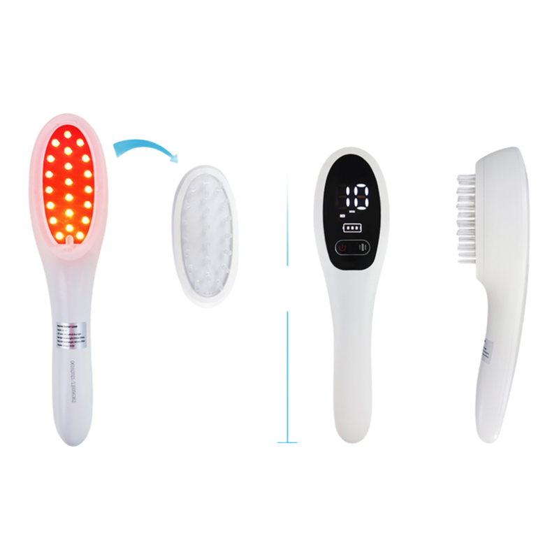 Professional Laser Hair Growth Comb for Androgenetic Alopecia Treatment - 650nm Wavelength Therapy Device