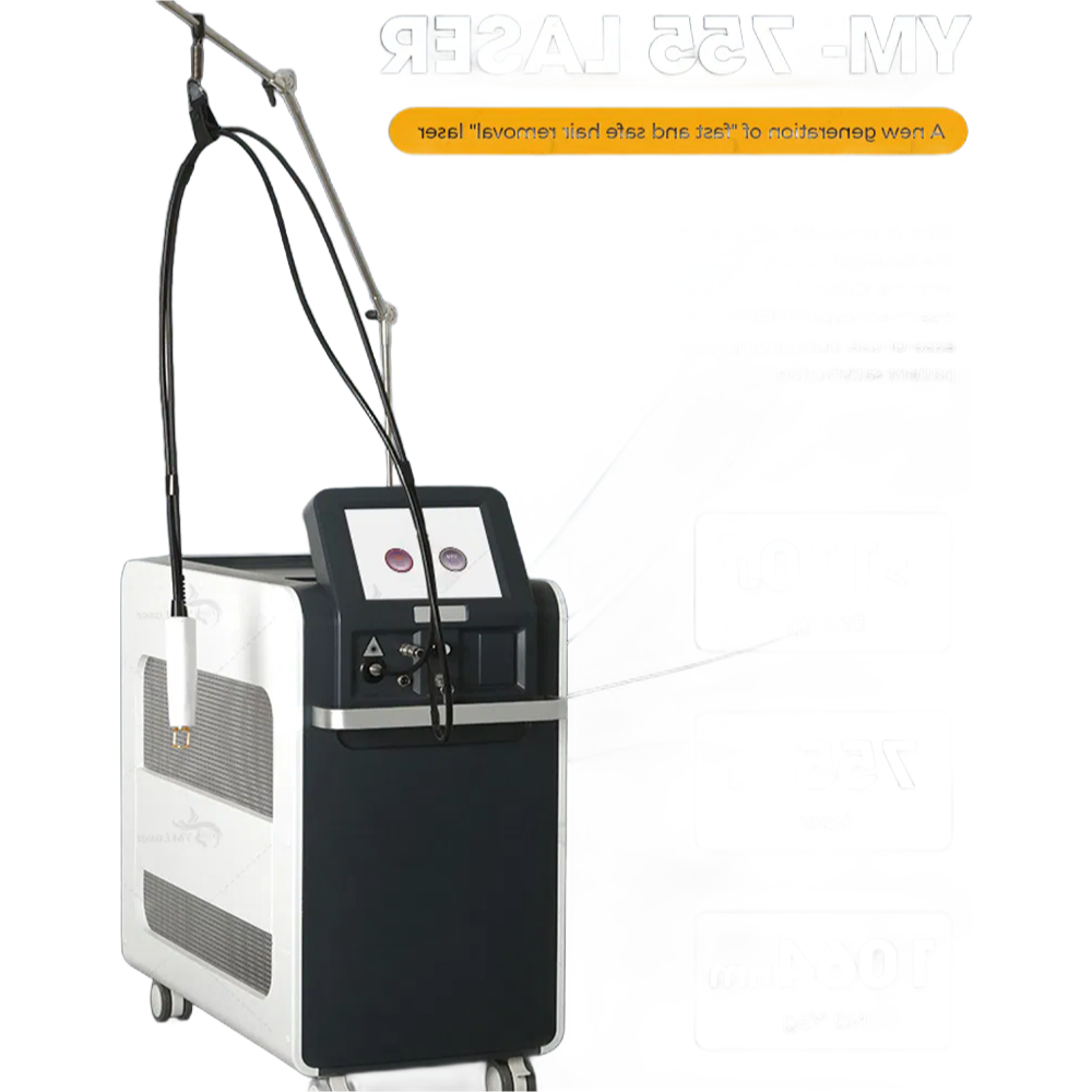 Customizable 6-20mm Spot Size Laser Hair Removal Device for Salon and Clinic Use