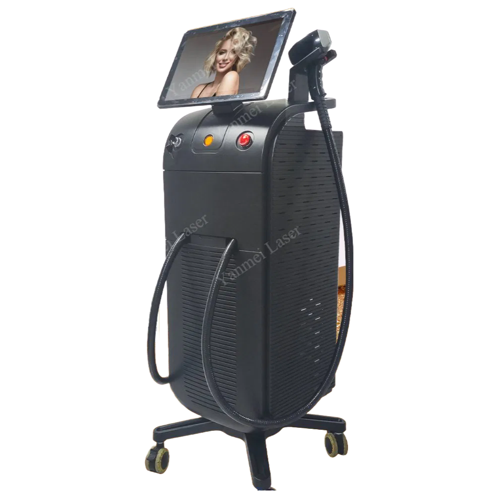 Professional 1600W-1800W Diode Laser Hair Removal Machine with Triple Wavelength Technology