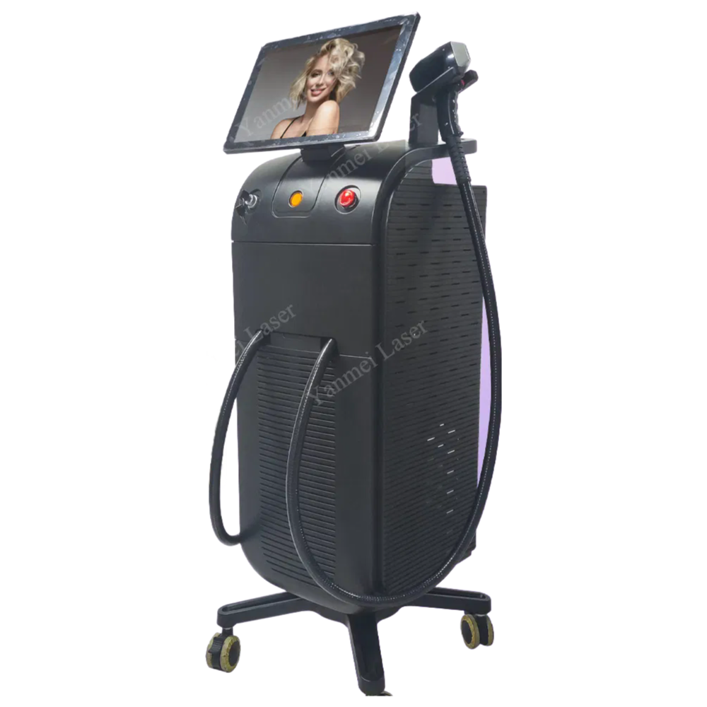 Professional 1600W-1800W Diode Laser Hair Removal Machine with Triple Wavelength Technology