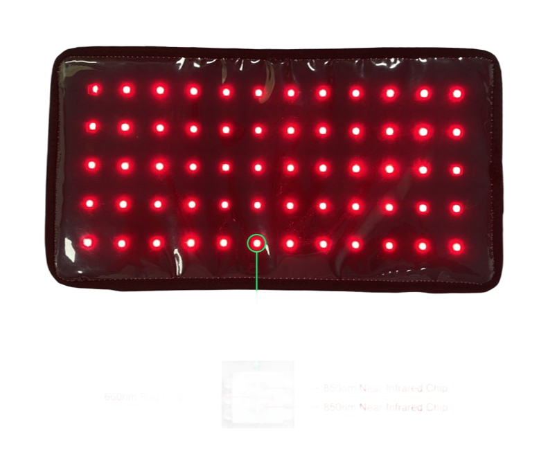660nm 850nm Red Light Therapy Wrap for Joint Pain Relief and Skin Rejuvenation