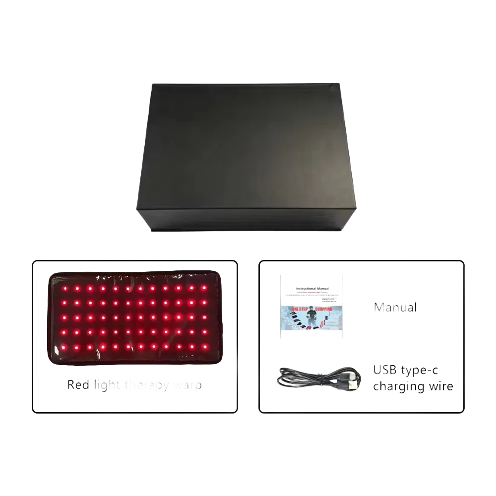 660nm 850nm Red Light Therapy Wrap for Joint Pain Relief and Skin Rejuvenation