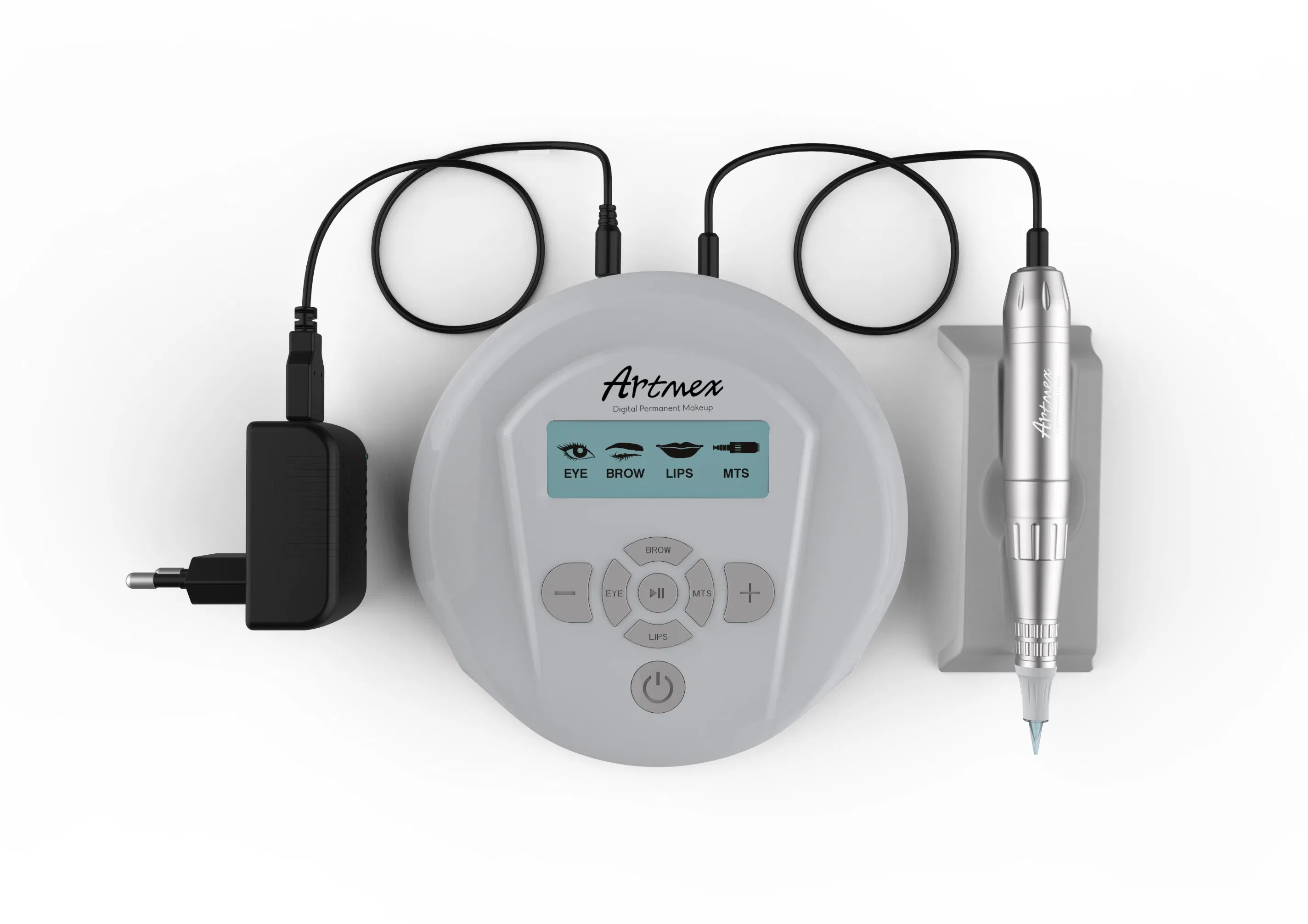 Professional Digital Tattoo Machine Gun for Permanent Makeup and Microblading - Premium Charmant Model WD-200