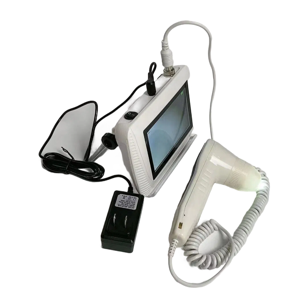 5 Inch Portable Skin and Hair Analyzer with 50X/200X Magnifying Lamps - Professional Skin Scanner for Dermatology and Beauty Clinics