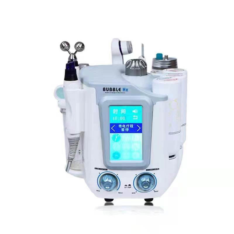 Hydra Aqua Dermabrasion Oxygen Skin Cleaner Machine - 4 in 1 Professional Facial Treatment Device with RF & Ultrasonic Technology