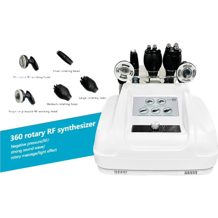 Professional 360 Degree Rotating RF Vacuum Lipo Cavitation Machine for Fat Reduction and Cellulite Treatment