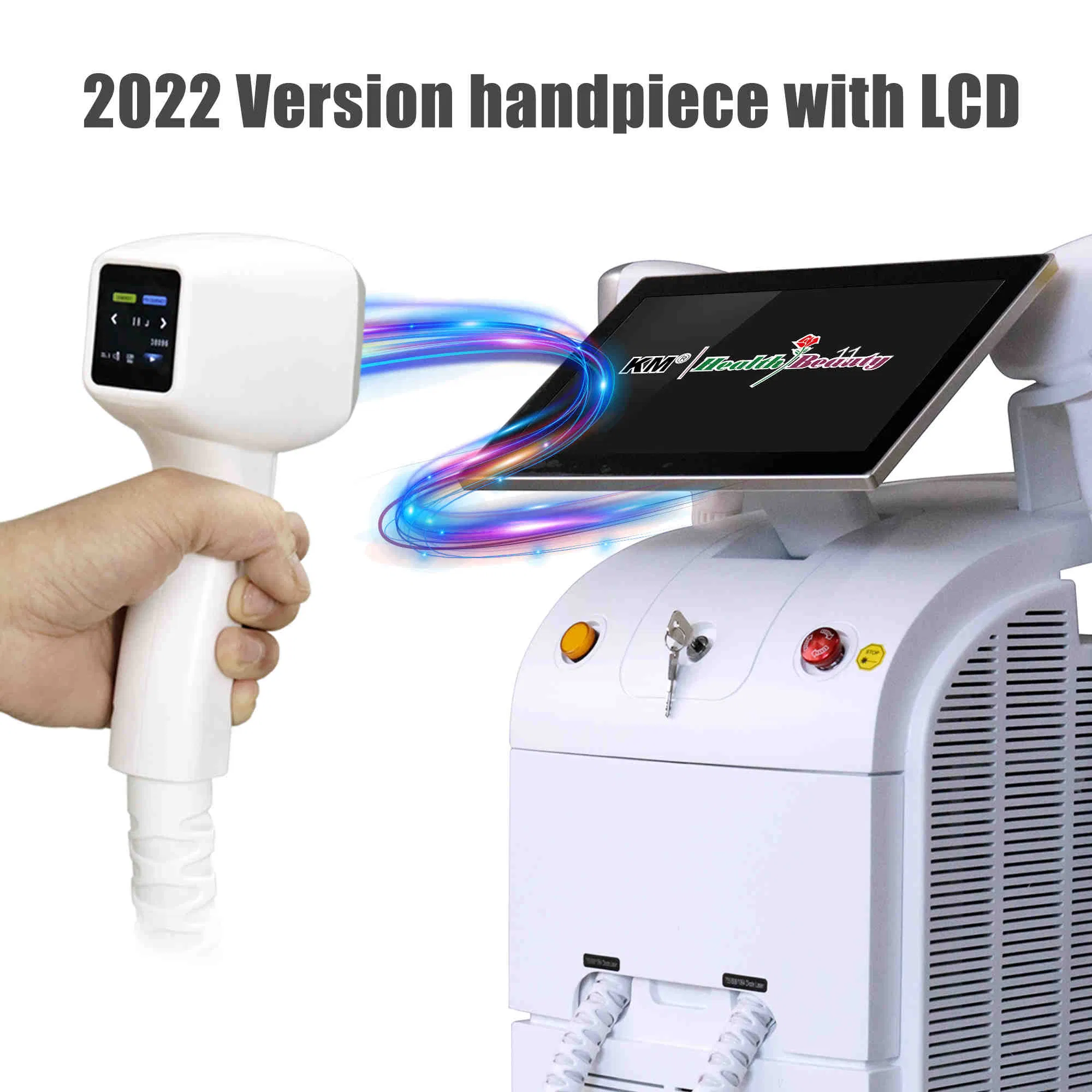 Professional 755nm 808nm 1064nm Ice Titanium Diode Laser Hair Removal Machine with Remote Rent System