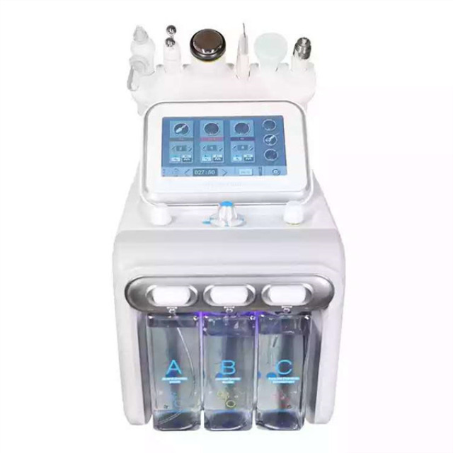 6-in-1 Professional RF Ultrasonic Hydrodermabrasion Facial Machine for Skin Rejuvenation