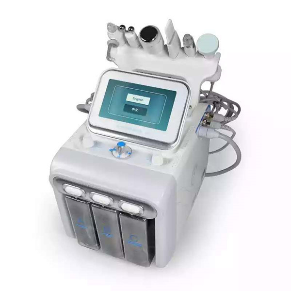6-in-1 Professional RF Ultrasonic Hydrodermabrasion Facial Machine for Skin Rejuvenation