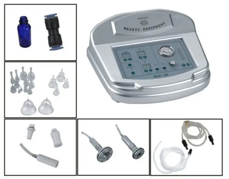 Professional Vacuum Cupping Machine for Breast Enhancement & Body Shaping - Lymphatic Drainage Therapy Device