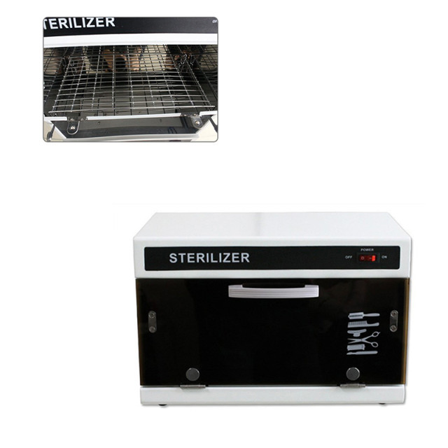 Professional Salon UV Sterilizer Cabinet for Towel Disinfection - High Efficiency 99.9% Bacteria Elimination