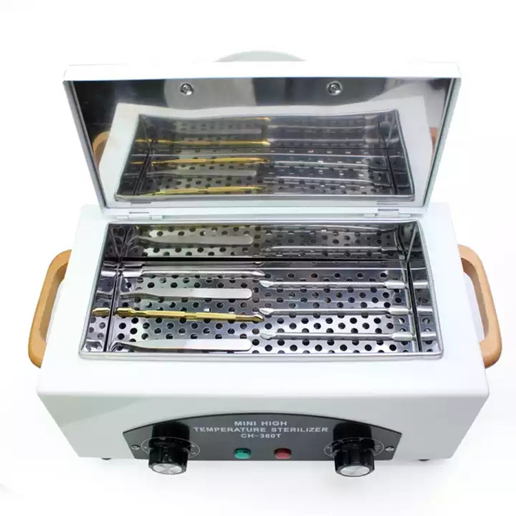 Professional Salon Dry Heat Sterilizer - High Temperature Autoclave Disinfection Cabinet for Metal Tools