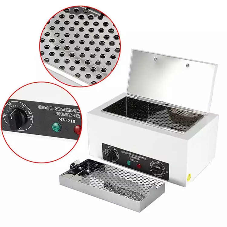 Professional Salon Dry Heat Sterilizer - High Temperature Autoclave Disinfection Cabinet for Metal Tools