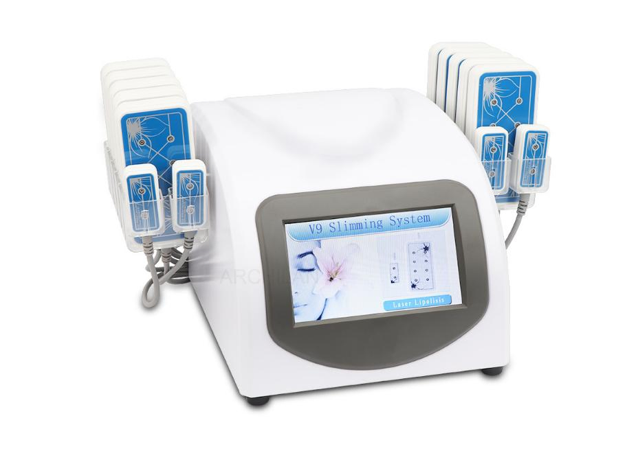Professional 14 Paddles Diode Lipo Laser Fat Reduction Machine - Non-Invasive Body Slimming Equipment