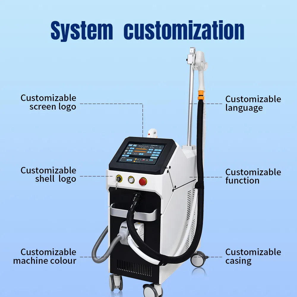 Professional IPL Laser Hair Removal Machine with Ice Cooling System for Permanent Hair Reduction