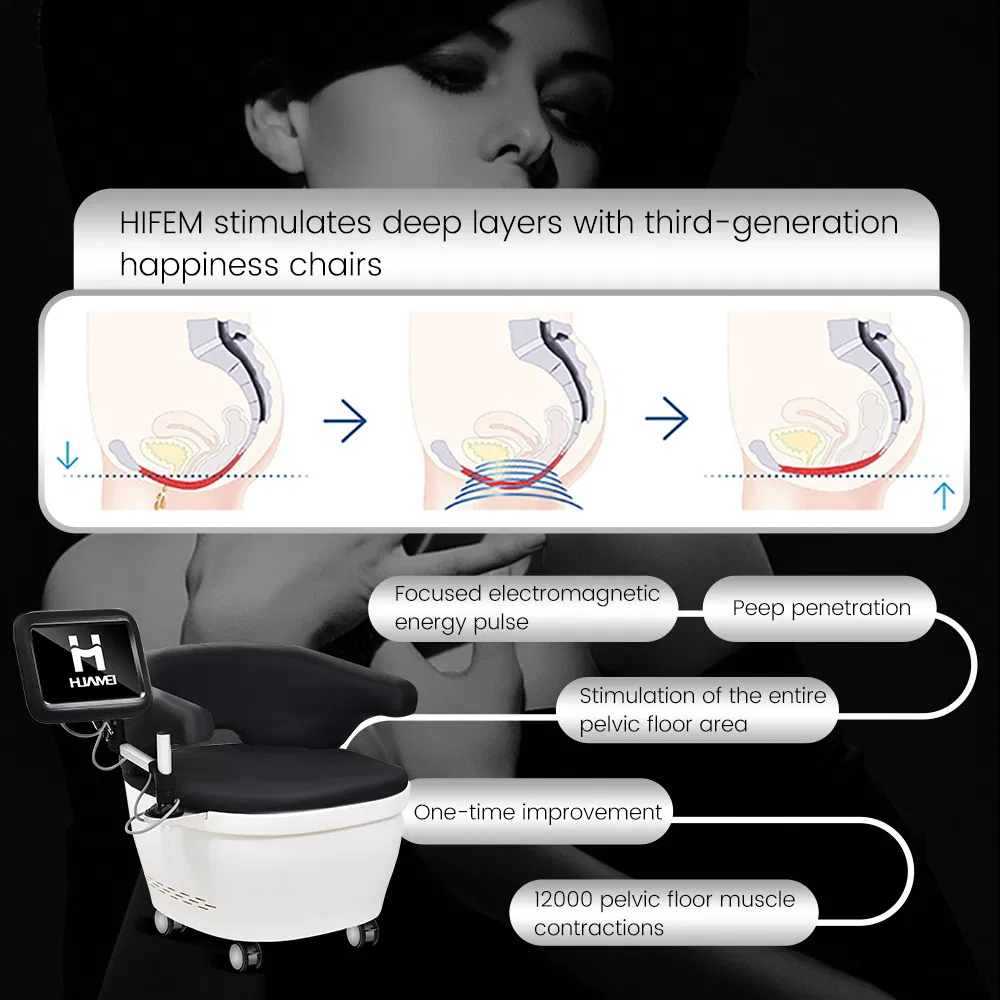 Professional EMS Pelvic Floor Therapy Chair for Urinary Incontinence Treatment - Non-Invasive Muscle Stimulation Device