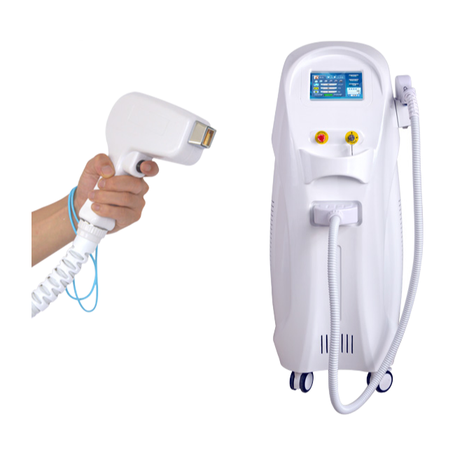 Professional 808nm Diode Laser Hair Removal Machine - KM600D Vertical System for Permanent Hair Reduction