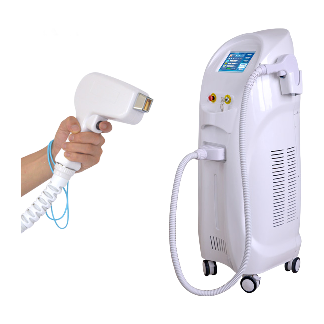 Professional 808nm Diode Laser Hair Removal Machine - KM600D Vertical System for Permanent Hair Reduction