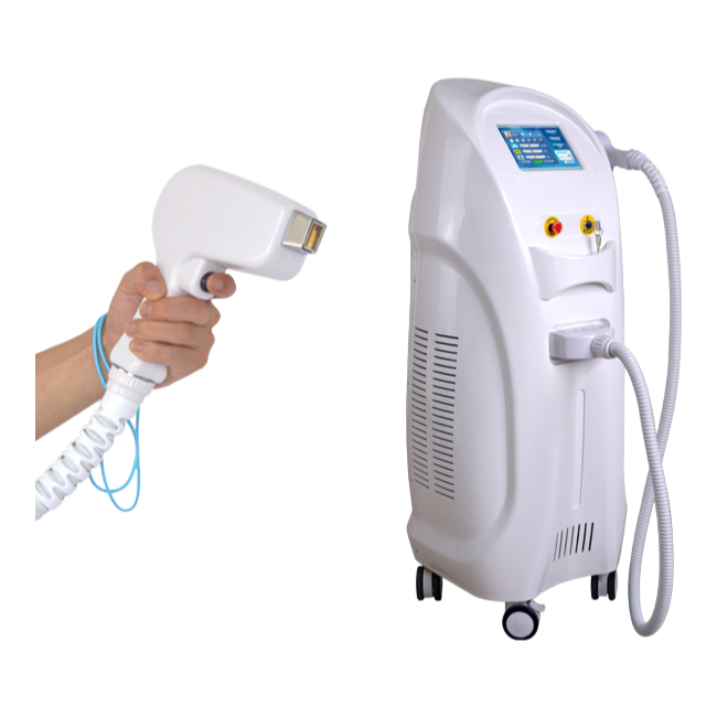 Professional 808nm Diode Laser Hair Removal Machine - KM600D Vertical System for Permanent Hair Reduction