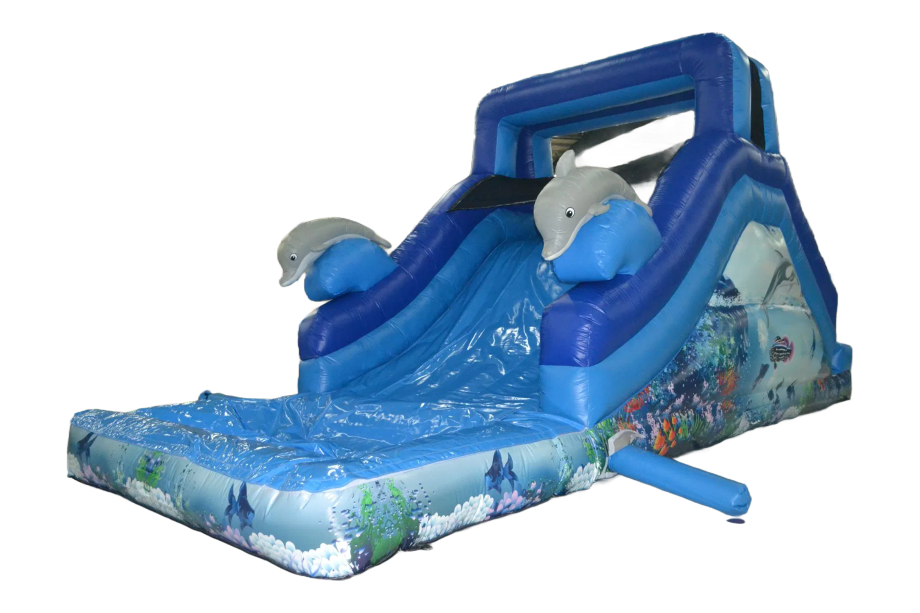 Bulk Order Customized Inflatable Water Games - 0.55mm Thick PVC Slide with Repair Kit