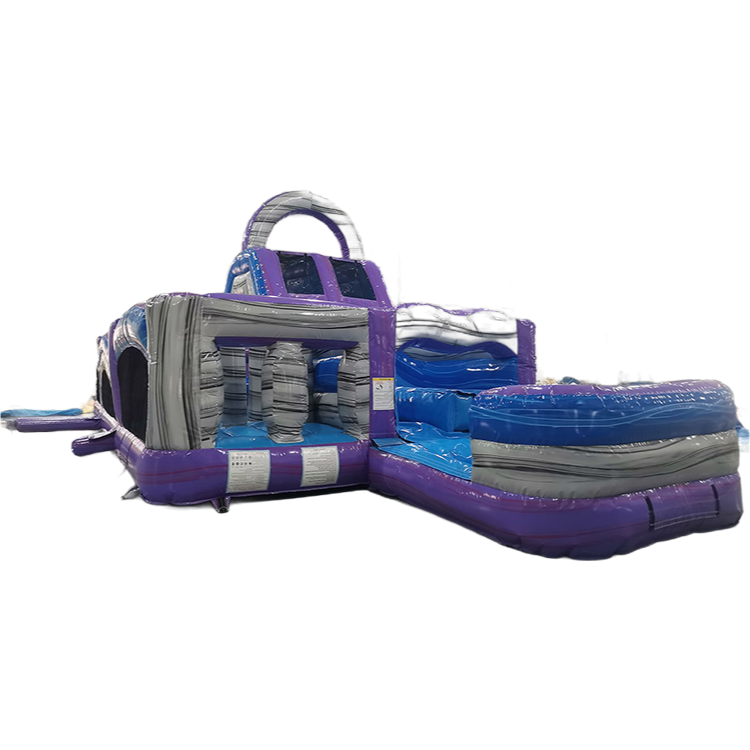 Commercial Grade Inflatable Bouncy Castle Combos with Obstacle Course for Kids Playground