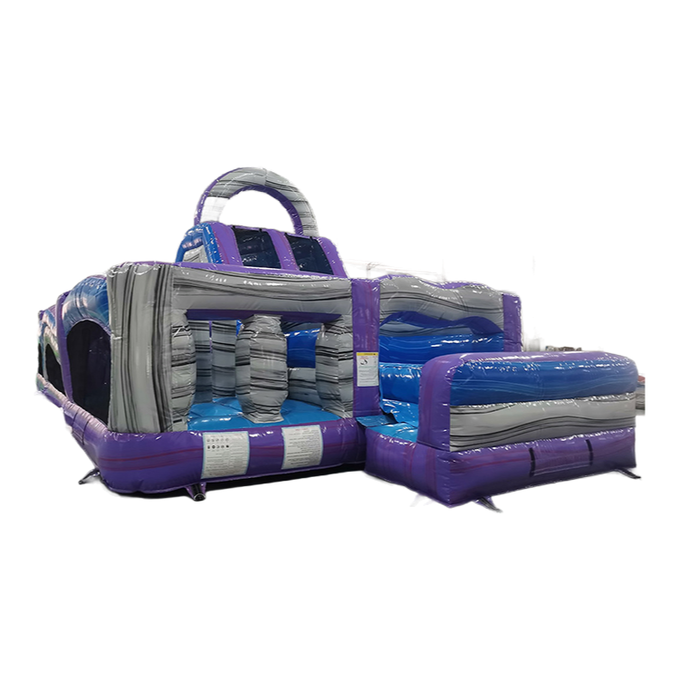 Commercial Grade Inflatable Bouncy Castle Combos with Obstacle Course for Kids Playground