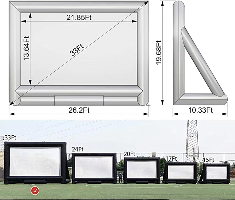 Professional Grade Inflatable Cinema Screen - Perfect for Backyard Movie Nights