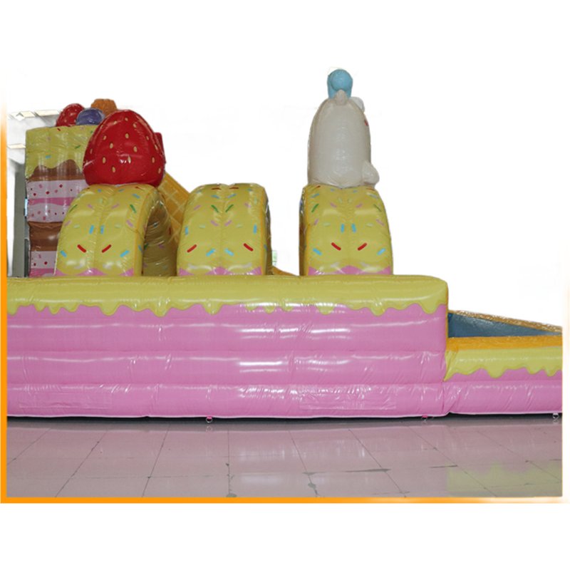 Factory Direct Supply 8X8M Inflatable Water Slide With Tunnel And Pool For Kids And Family Entertainment