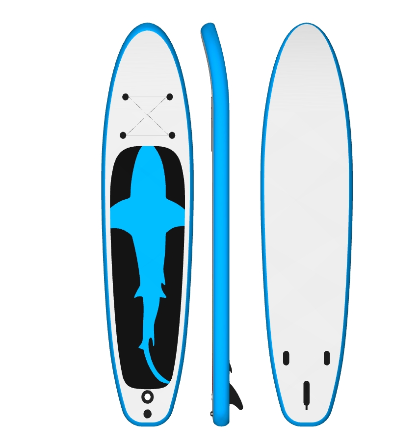 Double Layer Drop Stitch PVC Inflatable Stand Up Paddle Board SUP for Lakes and Rivers